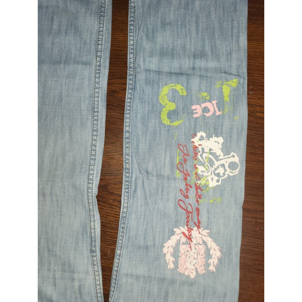 Vintage 2003 Iceberg Joe Cool Y2K Graffiti Jeans 29 - Picture 5 of 10
